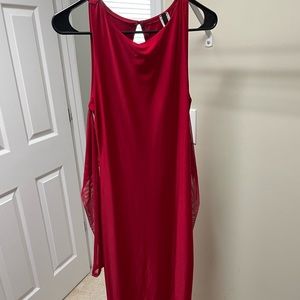 Red MIDI Dress